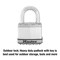 Master Lock 6.34 in. H X 1.34 in. W X 3.91 in. L Steel Ball Bearing Locking Weather-Resistant Padloc M5XKADCCSEN - alternate 5